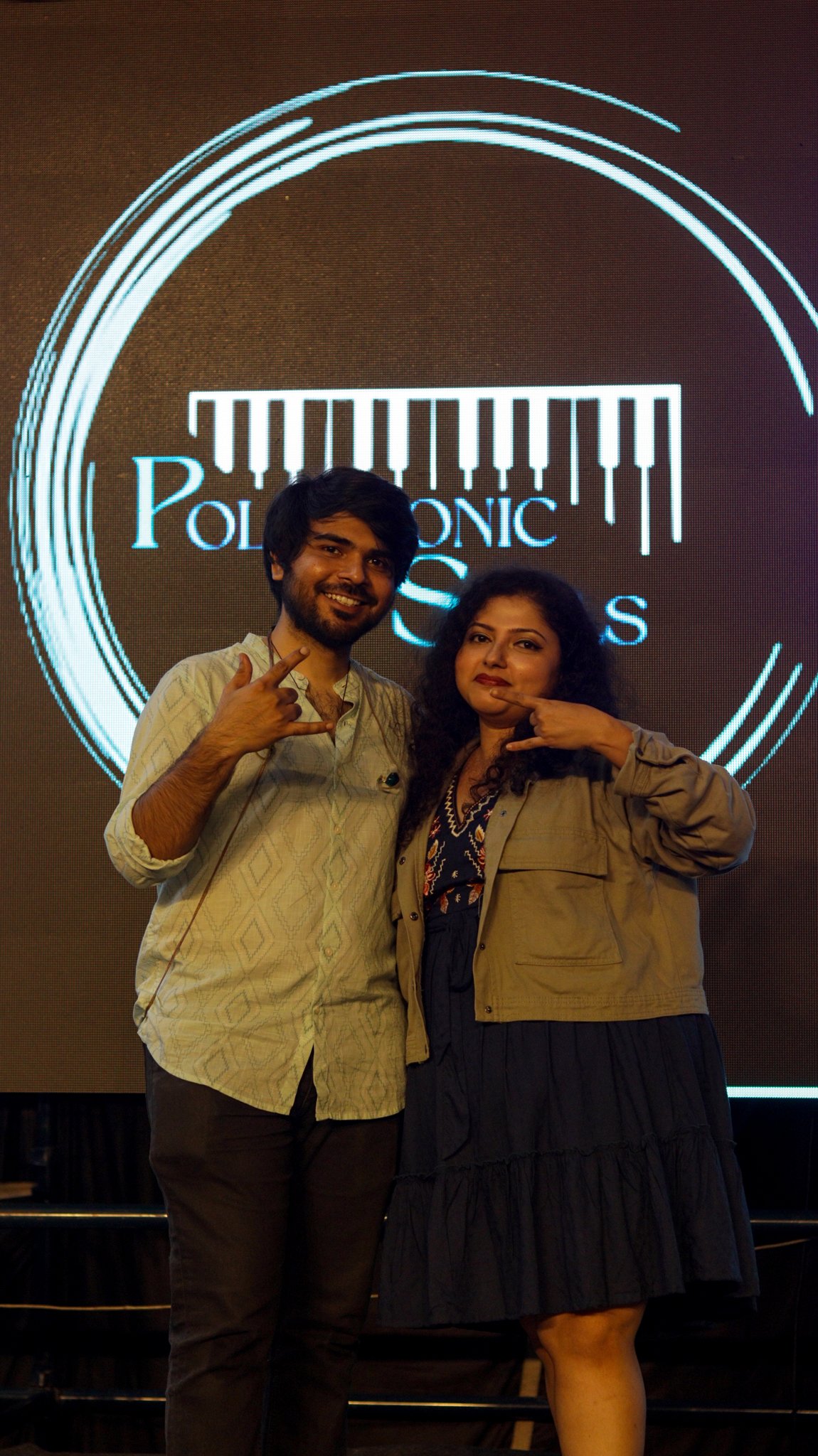 Practice shot with sheet music